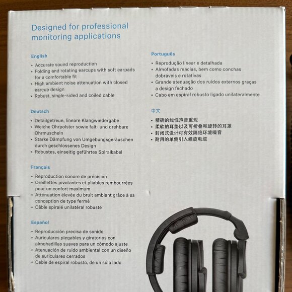 SENNHEISER HD 280 PRO Over-Ear Studio Monitoring Headphones | MINT w/ Box! - Picture 5 of 5